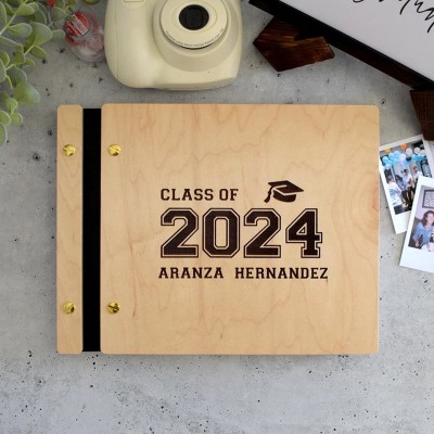 2024 Graduation Party Guest Book Graduate Photo Guest Book Album Personalized Graduation Gift